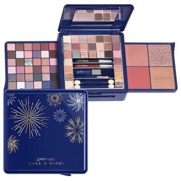 Bellaoggi make a wish beauty kit successo 65 ombretti + 4 highlighter