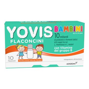 Yovis bambini banana 10 flaconcini da 10 ml