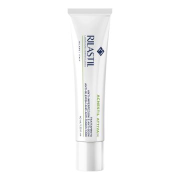 Rilastil Acnestil Attiva+ Crema Viso Trattamento Anti Imperfezioni e Anti Segni 40 ml
