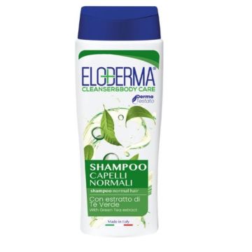 ELODERMA - Shampoo capelli normali con estratto di tè verde 75 ml