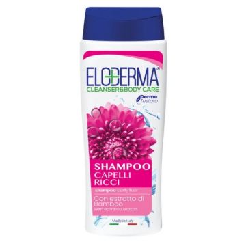 ELODERMA - Shampoo capelli ricci con estratto di bamboo 75 ml
