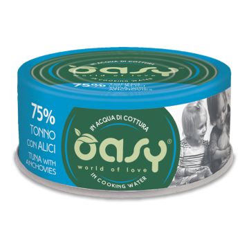 Oasy Gatto More Love In Lattina Adulto Tonno & Alici 70 Gr