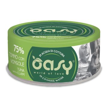Oasy Gatto More Love In Lattina Adulto Tonno & Vongole 70 Gr