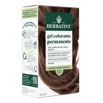 Herbatint 6d biondo scuro dorato 170 ml