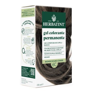 Herbatint 6c biondo scuro cenere 170 ml