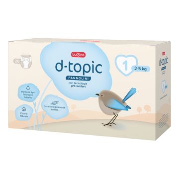 D-topic pannolini taglia 1 26 pezzi