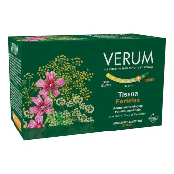 Verum Fortelax Tisana Regolarità Intestinale 20 Bustine