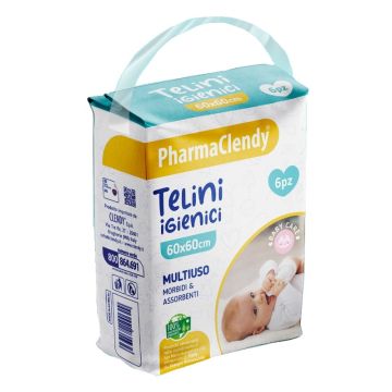 Pharmaclendy Telini Igienici Baby 60x60 cm 6 Pezzi