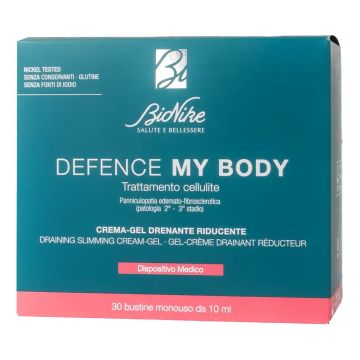 Bionike Defence My Body Crema-Gel Drenante Riducente Trattamento Cellulite 30 Bustine