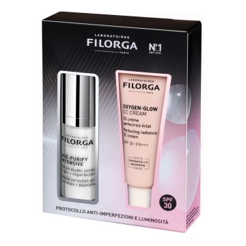 Filorga coffret age purify intensive 30 ml + oxygen glow cc cream 40 ml