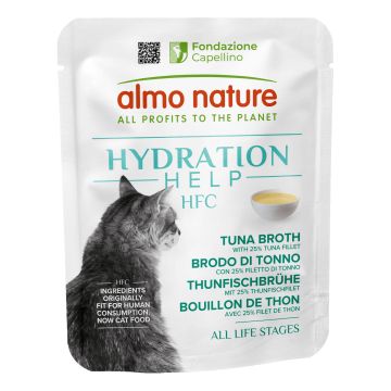 Almo hydration help brodo tonno con filetti di tonno 50 g