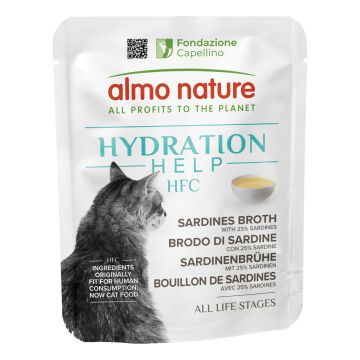 Almo hydration help brodo salmone con filetti di salmone 50 g
