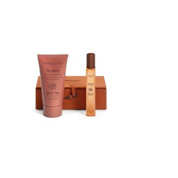 Te' nero beauty box terrazze del te' 1 crema corpo & mani 75 ml + 1 profumo 10 ml