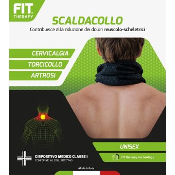 Scaldacollo fit therapy nero taglia unica