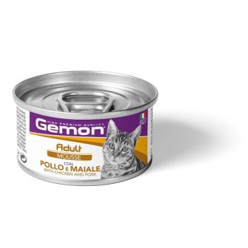 Gemon mousse adult con pollo e maiale 85 g
