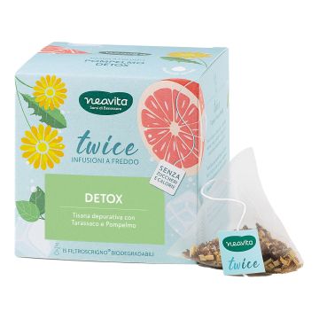 Neavita tisana twice detox filtroscrigno 15 pezzi