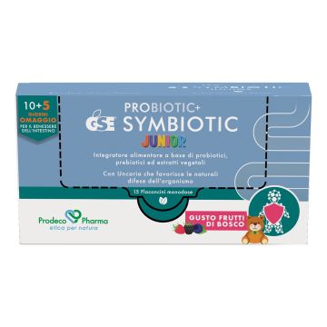 Probiotic+ gse symbyotic junior frutti di bosco 10 flaconcini