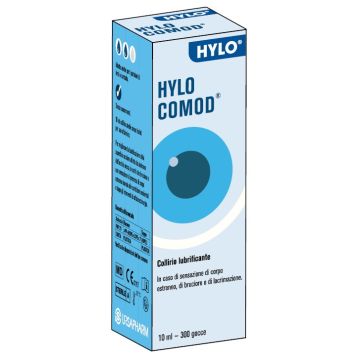 Collirio lubrificante hylo comod ialuronato di sodio 2 mg/ml 10 ml