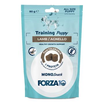 Forza 10 mono snack training dog all pup agnello 80 g