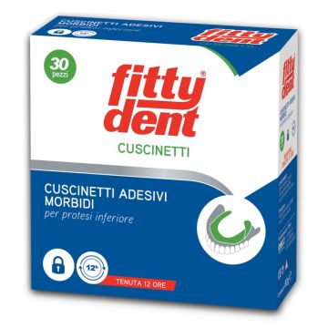 Fittydent Cuscinetti Adesivi 30 Pezzi