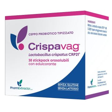 Crispavag 30 stick 1,2 g con edulcorante senza glutine senza lattosio