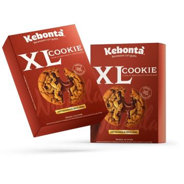 Kebonta' cookie xl cuor di nocciola 4x50 g Kebonta' cookie xl cuor di nocciola 4x50 g