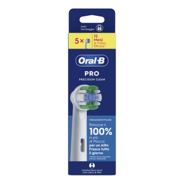 Oralb precisionclean refill 5 pezzi Oralb precisionclean refill 5 pezzi
