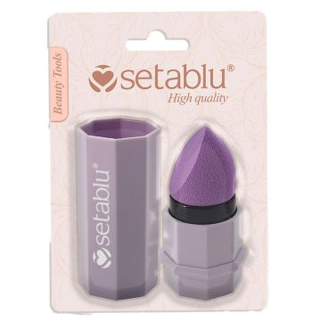 Setablu pennello make up in spugna con cappuccio