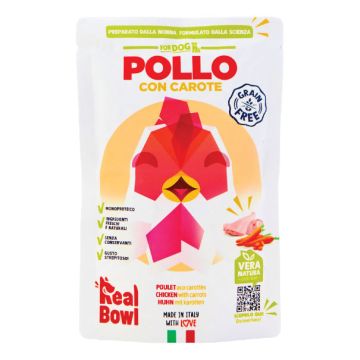 Real bowl busta singola pollo senza cereali 150 g Real bowl busta singola pollo senza cereali 150 g