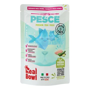 Real bowl busta singola pesce senza cereali 160 g Real bowl busta singola pesce senza cereali 160 g