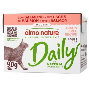 Almo daily cat salmone 90 g
