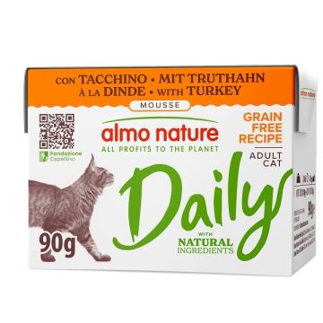 Almo daily cat tacchino 90 g