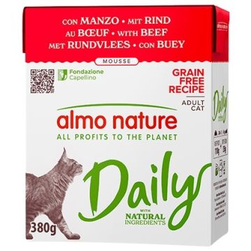 Almo daily cat manzo 380 g