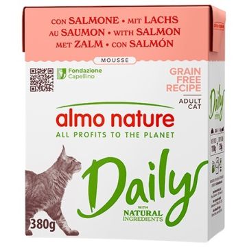 Almo daily cat salmone 380 g