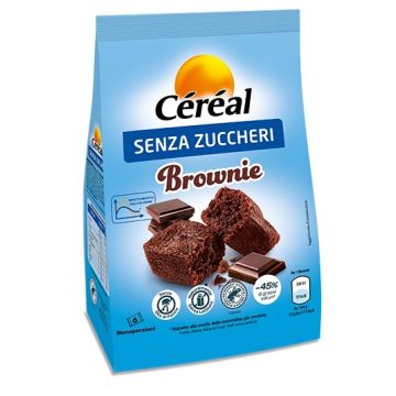 Cereal brownie senza zucchero 6 pezzi 25 g naturalmente senza lattosio