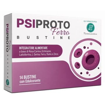 Psiproto ferro 14 bustine con edulcorante