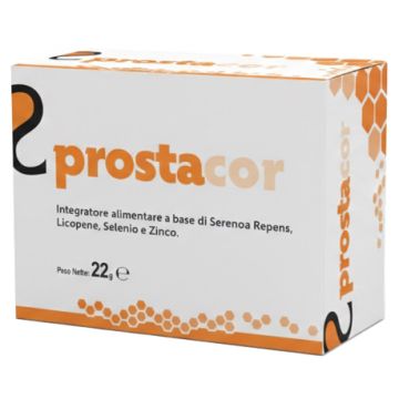 Prostacor 30 capsule senza glutine naturalmente privo di lattosio