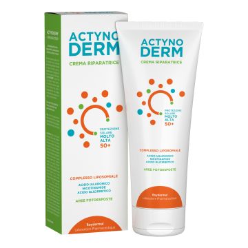 Actynoderm crema riparatrice protezione solare molto alta 50+ 100 ml