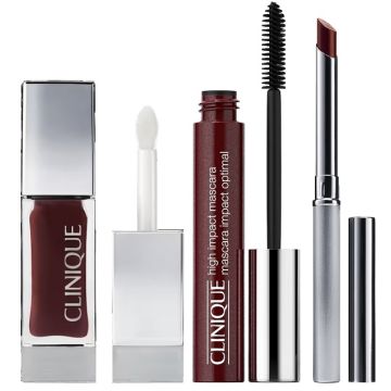 Clinique black honey set 1 high impact mascara 8 ml + 1 pop lip&cheek oil 7 ml + 1 almost lipstick 1,9 g