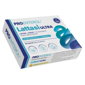 Proenterol lattasi ultra 28 capsule gastroresistenti senza glutine