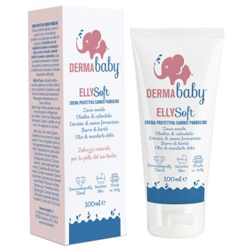 Derma baby elly soft crema protettiva cambio pannolino 100 ml