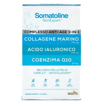 Somatoline complesso anti age 3in1 45 compresse senza glutine senza lattosio