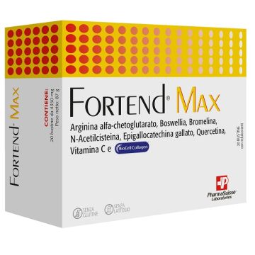 Fortend max 20 bustine senza glutine e lattosio