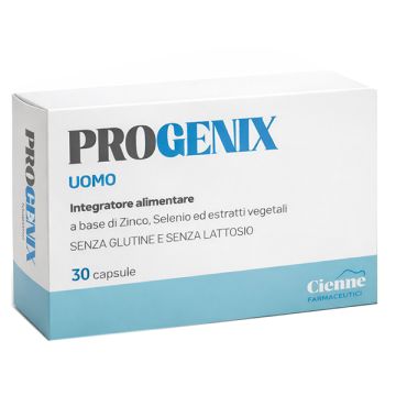 Progenix uomo 30 capsule senza glutine senza lattosio