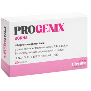 Progenix donna 30 capsule senza glutine senza lattosio