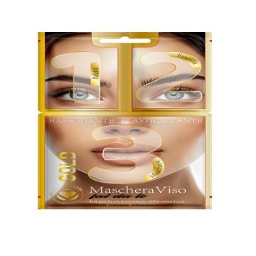 Setablu gold maschera viso fai da te kit preparazione con paletta + essenza + maschera in crema