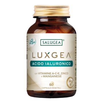 Luxgea acido ialuronico salugea 60 capsule vegetali senza glutine senza lattosio