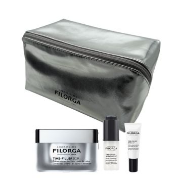 Filorga xmas 2026 coffret anti wrinkles time filler intensive 5 xp + time filler mask +time filler 5 xp correction cream + trousse