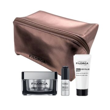 Filorga xmas 2026 coffret revitalization ncef revitalize serum + ncef revitalize cream + ncef revitalize mask + trousse