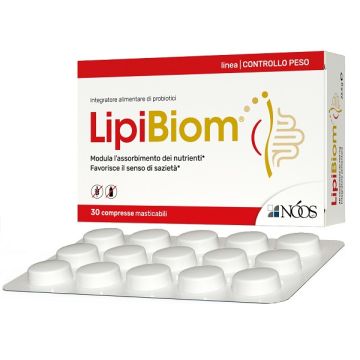 Lipibiom 30 compresse masticabili senza glutine senza lattosio